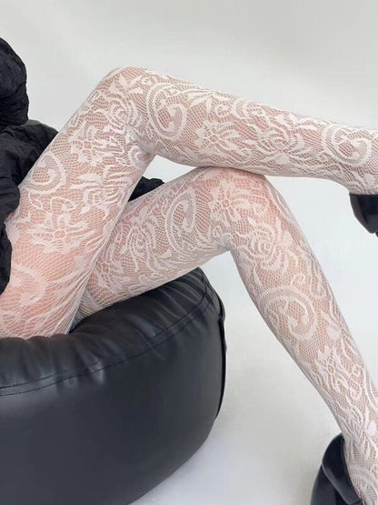 Gloria blossom lace tights