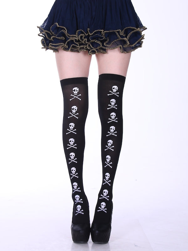Halloween aesthetic goth stockings