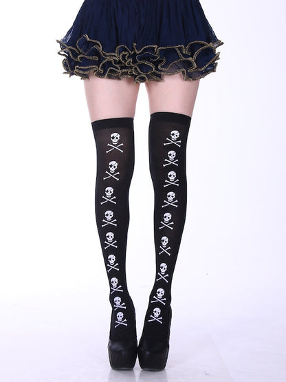 Halloween aesthetic goth stockings