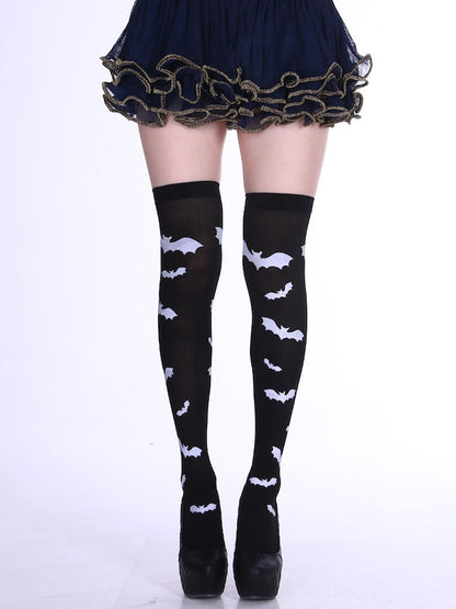 Halloween aesthetic goth stockings