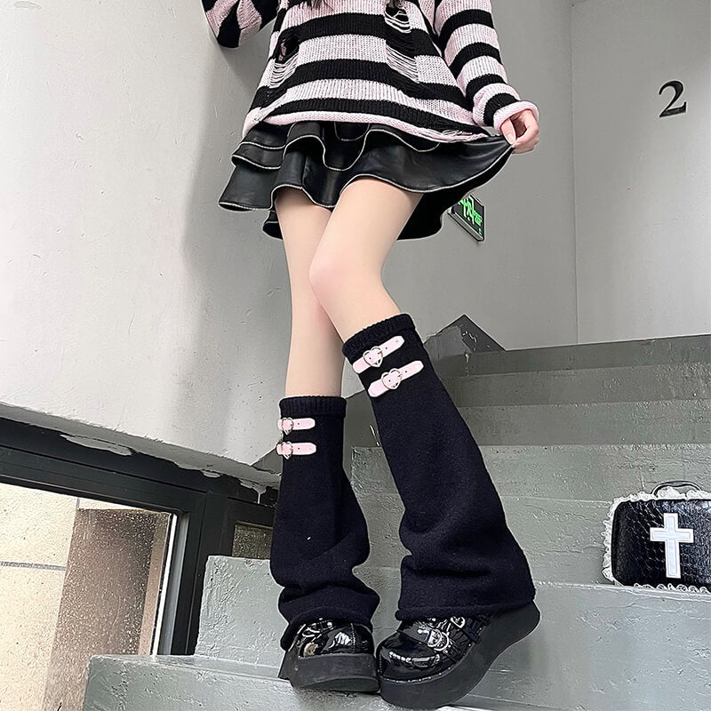Black with Pink buckles