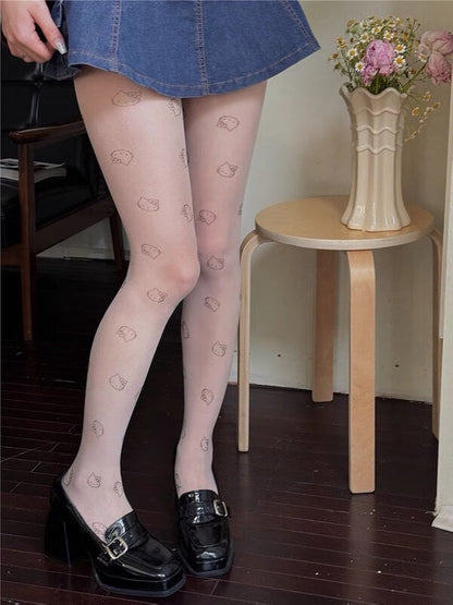 Hello kitty tattoo tights