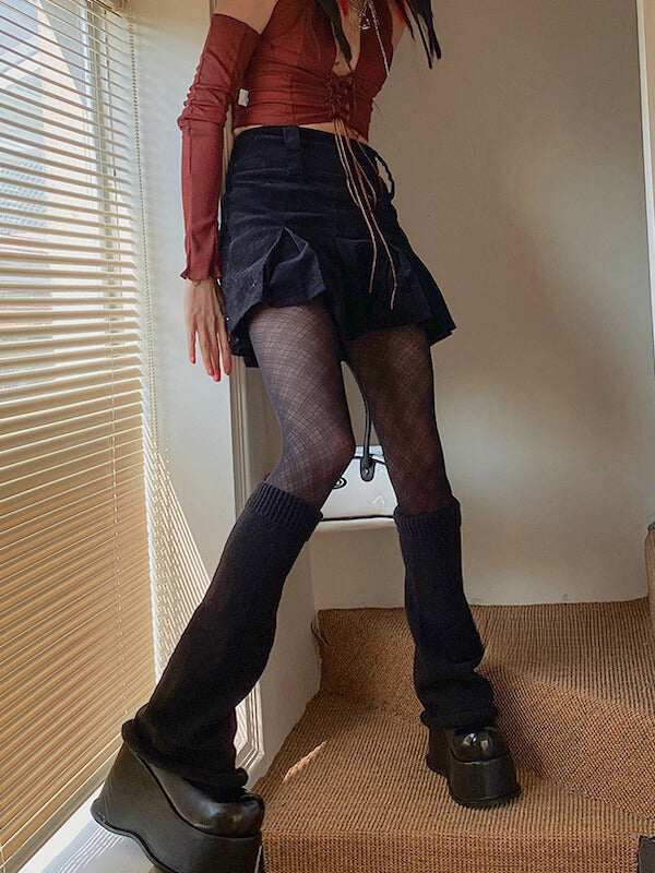 Jfashion y2k girl leg warmer