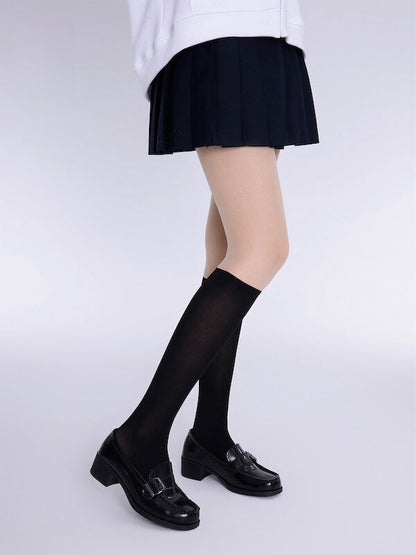 JK style stockings-effect tights
