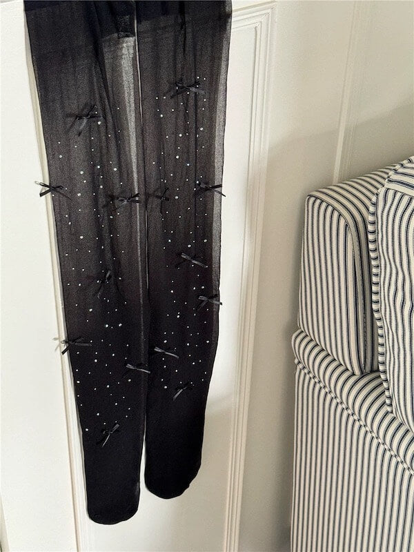 Black with Black Bows