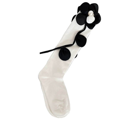 Lolita girl aesthetic flower stockings