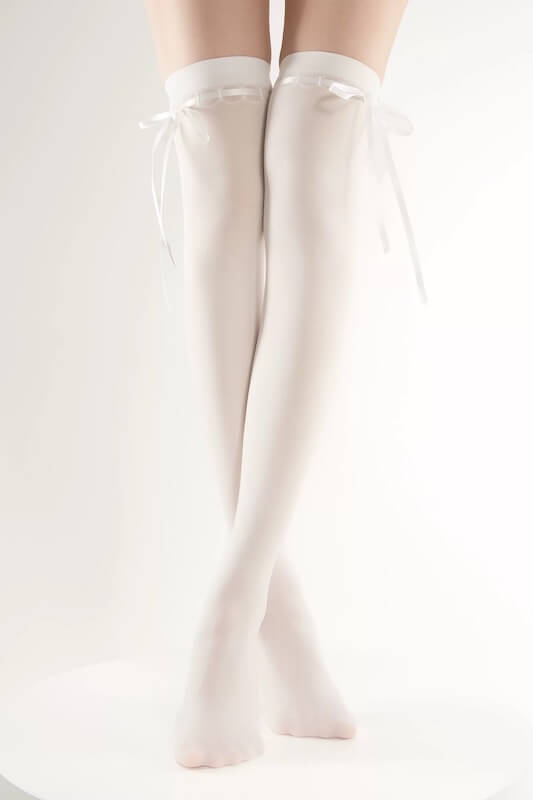 White with White Ribbon