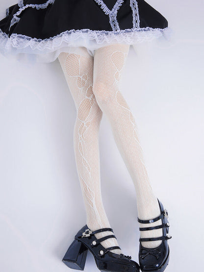 Lolita vine lace tights