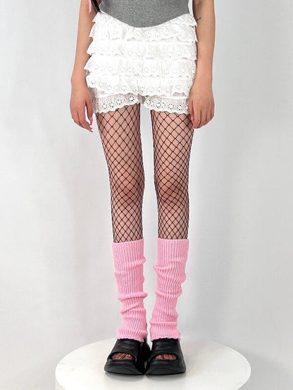 Macaron stirrup leg warmers