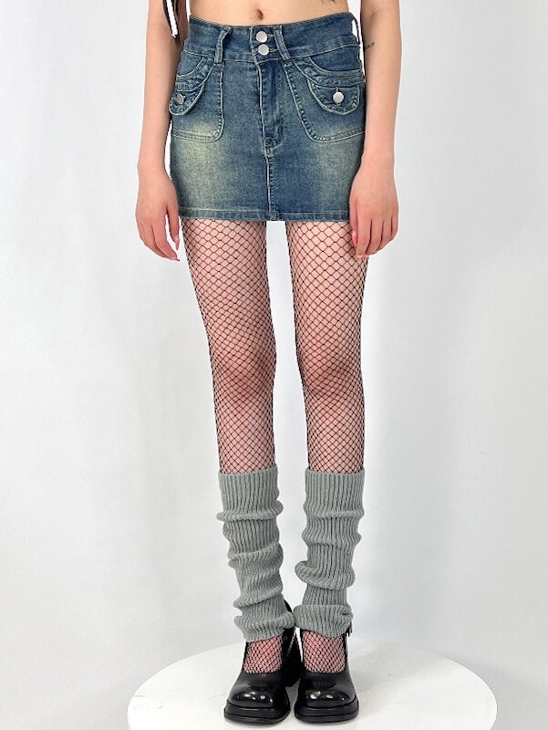 Macaron stirrup leg warmers