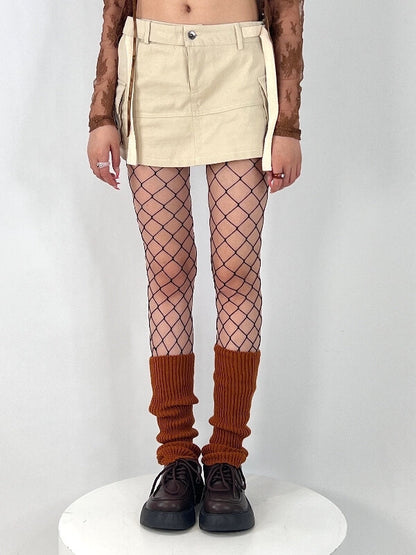 Macaron stirrup leg warmers
