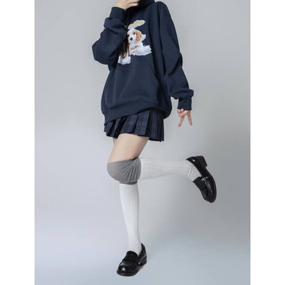 Mix color thigh high stockings