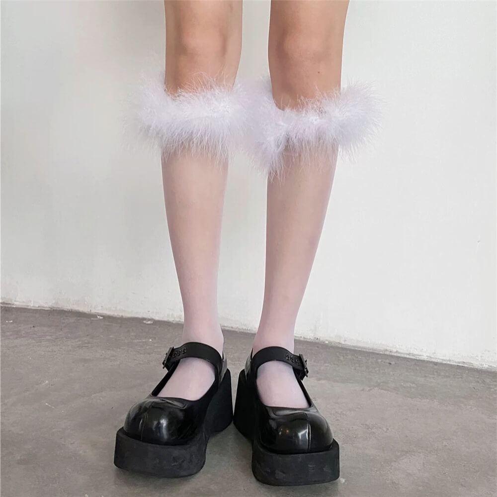 Plume fairy doll stockings