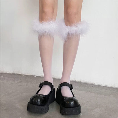 Plume fairy doll stockings