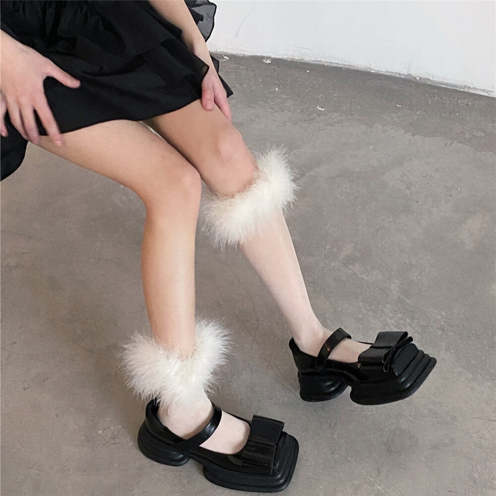 Plume fairy doll stockings