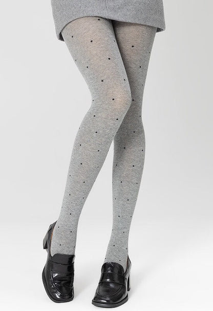 Polka dot autumn tights