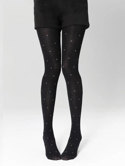 Polka dot autumn tights