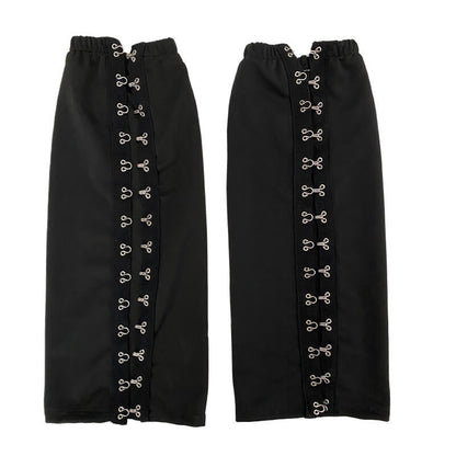 Punk buckles leg warmers
