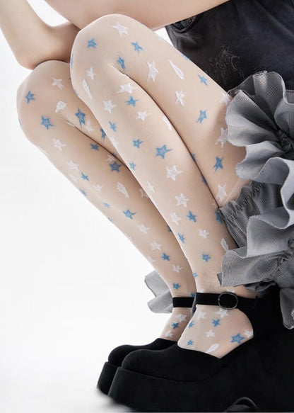Romantic stars tights