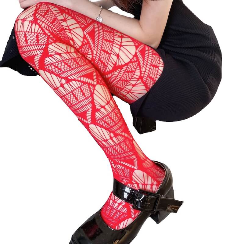 Sexy geometry hollow-out tights