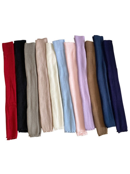 Soft Girly Knit Stirrup Leg Warmers