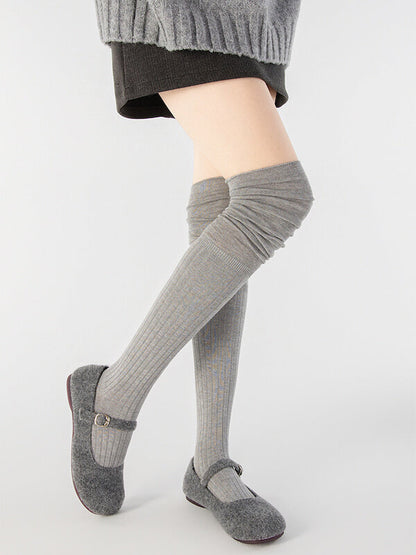 Soft vintage patchwork stockings