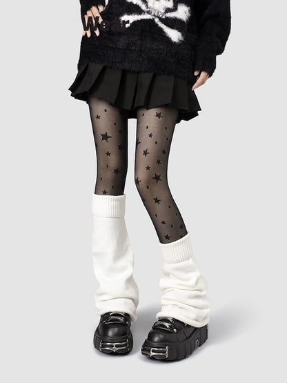 Spicy stars tights leg warmers
