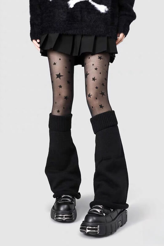 Spicy stars tights leg warmers