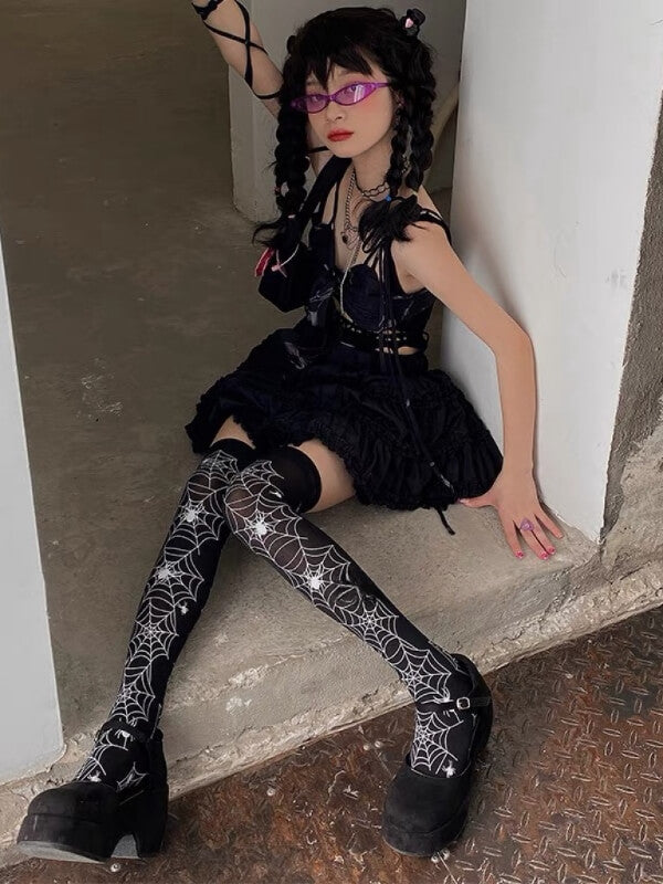 Spider girl dark stockings