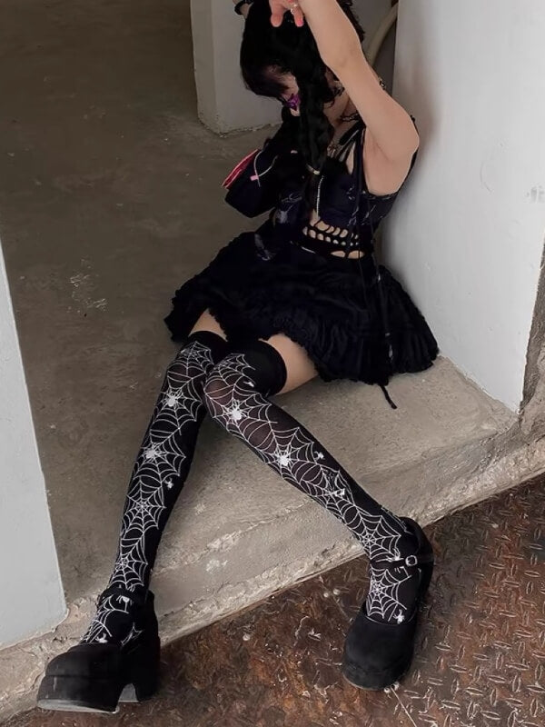 Spider girl dark stockings