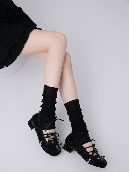 Summer ballet leg warmers