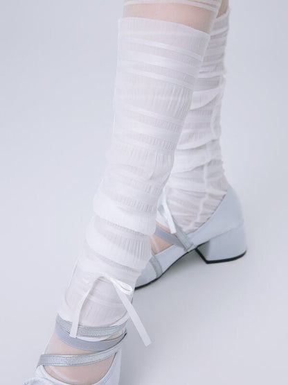 Summer ballet leg warmers