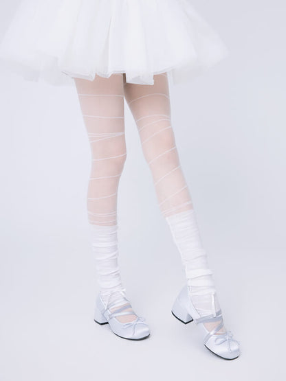 Summer ballet leg warmers