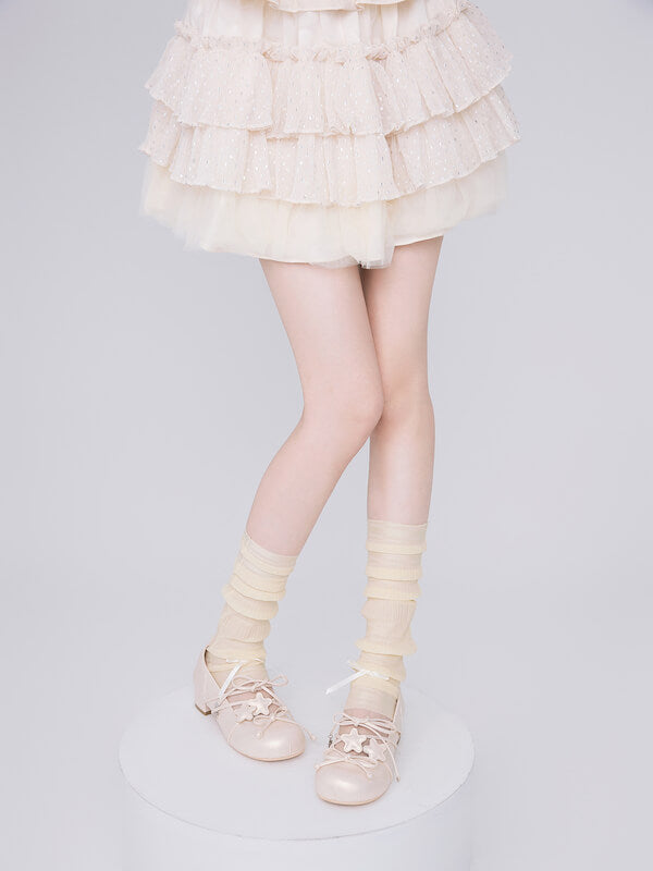 Summer ballet leg warmers