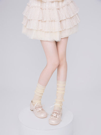 Summer ballet leg warmers
