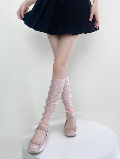 Summer ballet leg warmers