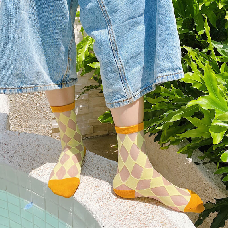 Summer crystal vintage stockings