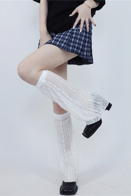 Summer lace leg warmers