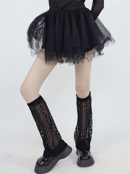 Summer lace leg warmers
