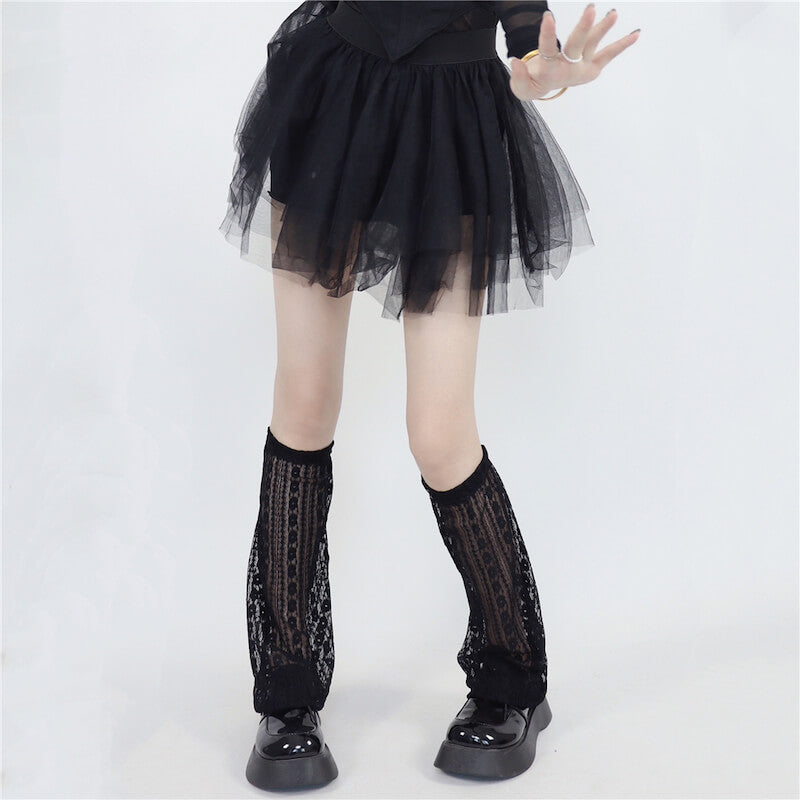 Summer lace leg warmers