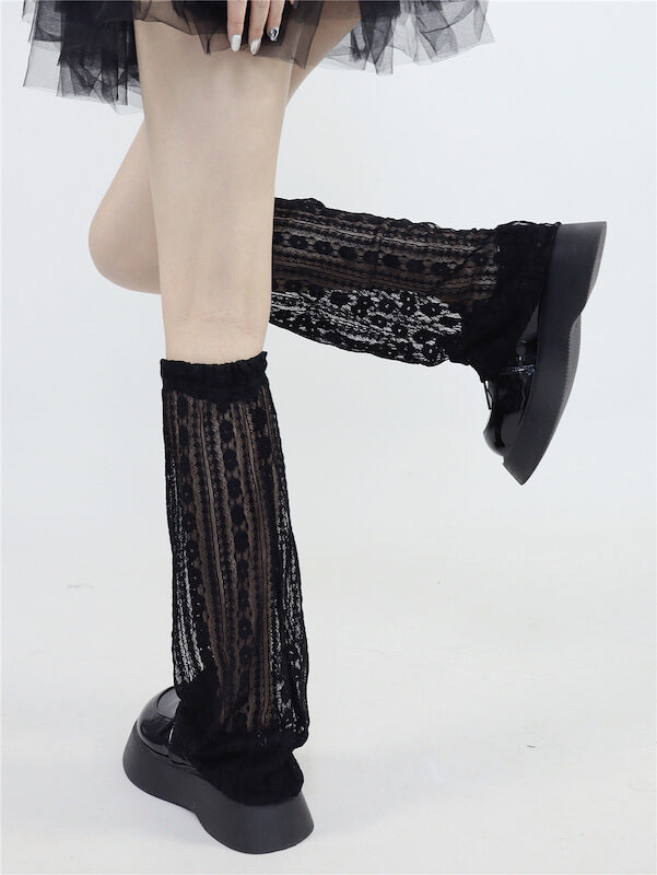 Summer lace leg warmers