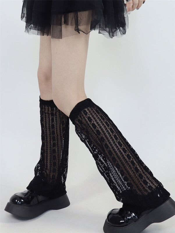 Summer lace leg warmers