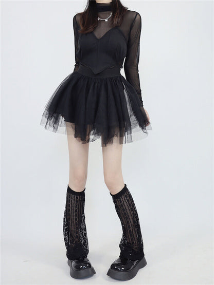 Summer lace leg warmers