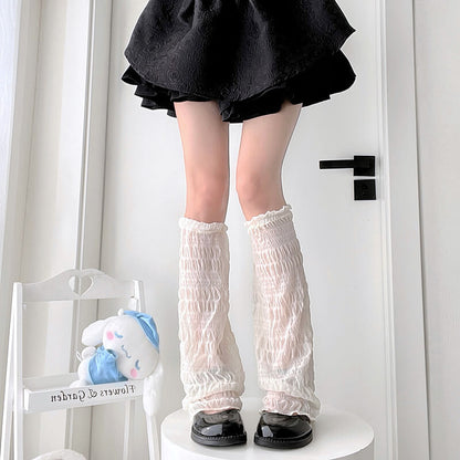 Summer y2k lolita thin leg warmer