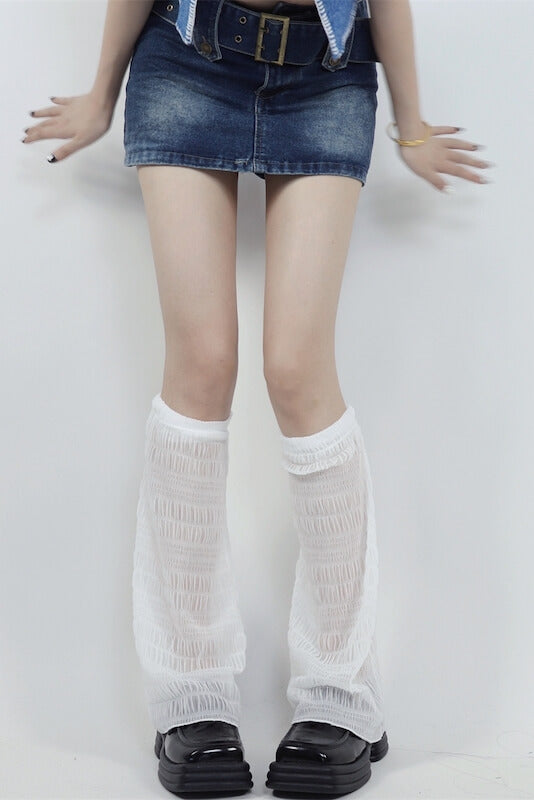 Summer y2k lolita thin leg warmer