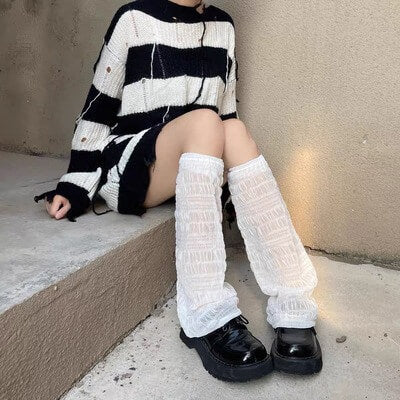 Summer y2k lolita thin leg warmer