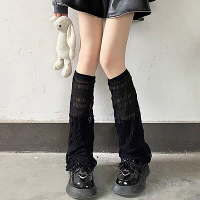 Summer y2k lolita thin leg warmer