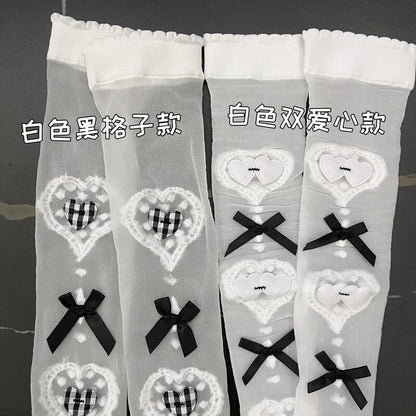 Sweet lolita hearts stockings