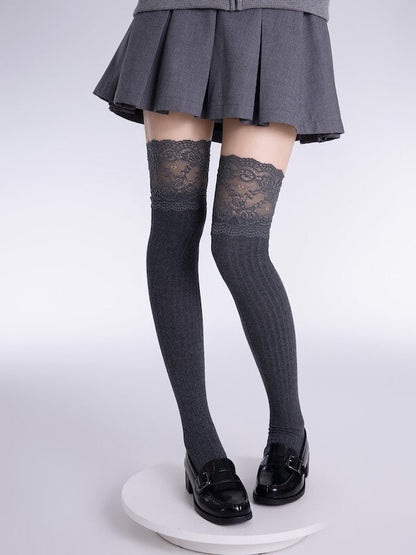 Lace angel lolita aesthetic stockings
