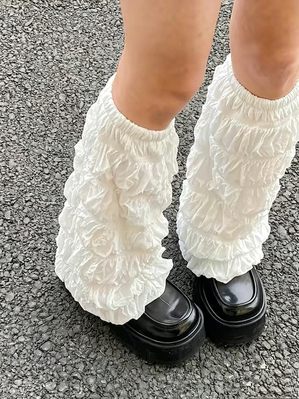 Soft Puff Trumpet leg warmers